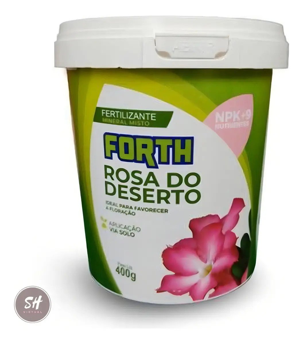Fertilizante Forth Rosa Do Deserto Floração 400g Npk+9 Nutrientes - Imagem 2